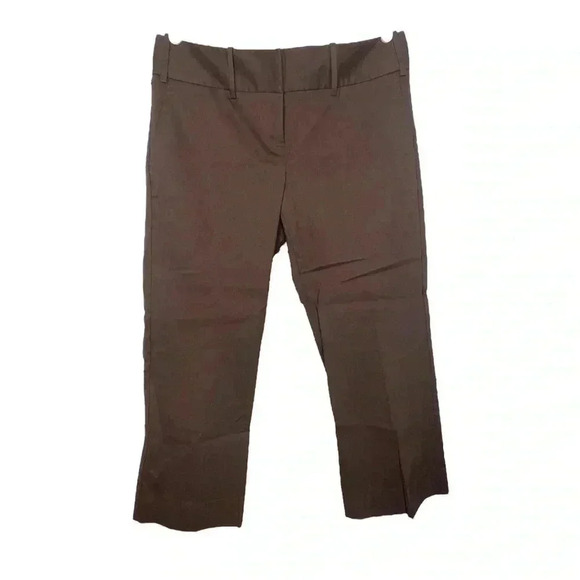 The Limited Drew Fit Brown Straight Leg Ankle Pants - Picture 1 of 4